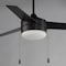 Maxim Lighting Trio 52'' 3-Blade Fan w Pull Chain, Black/Walnut 89906FTBKWN - alternate 3